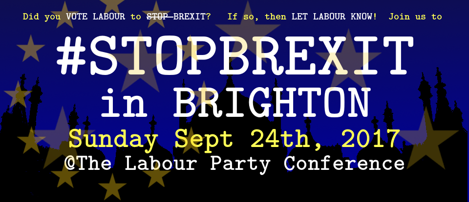 Stop Brexit in Brighton – Sept 24th