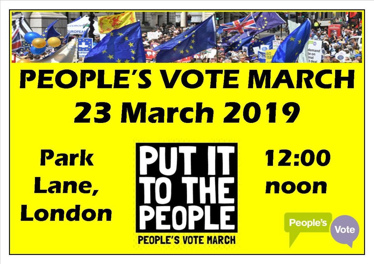 People’s Vote March 23/3/19